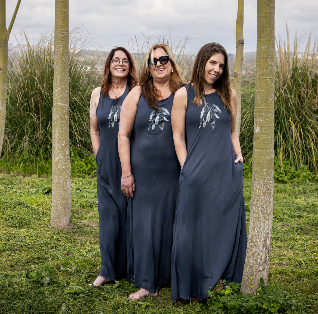 Nature-Inspired Maxi Dress