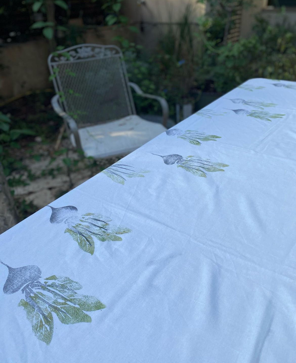 Beetroot Linen Tablecloth