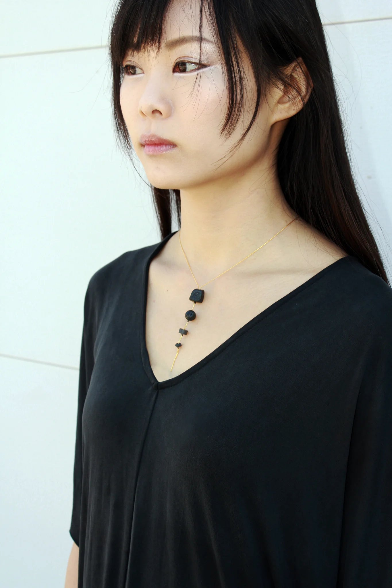 Cometa Raw Stone Collar Necklace