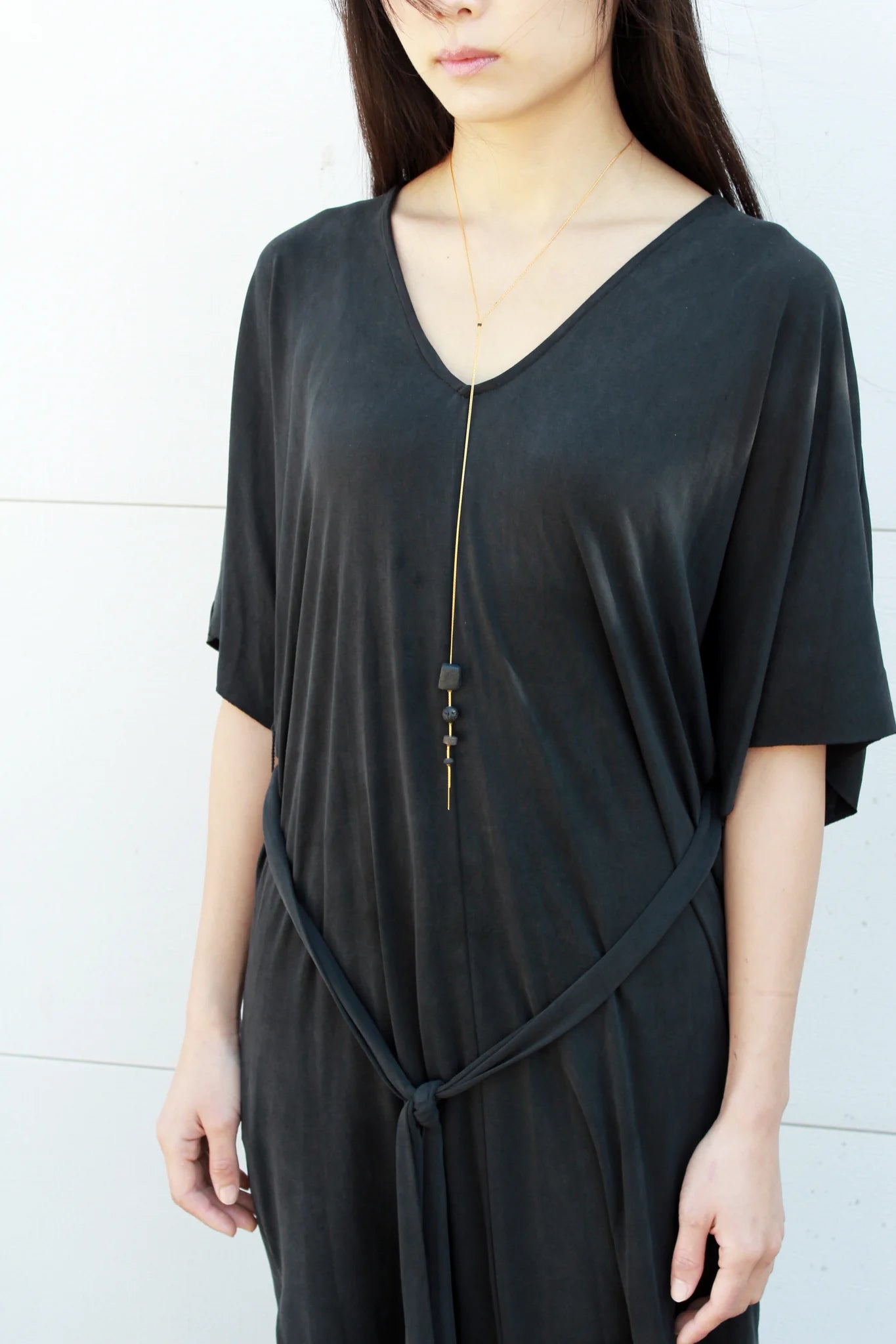 Cometa Raw Stone Long Necklace