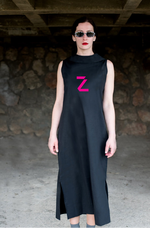 Empowering Emblems Black Maxi Dress