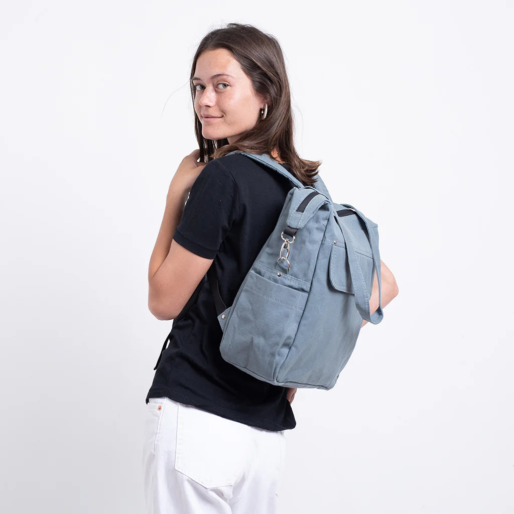 Waxed Canvas Diaper Bag Backpack